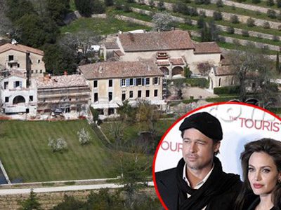 Angelina-Jolie - & - Brad-Pitts-Chateau-in-France