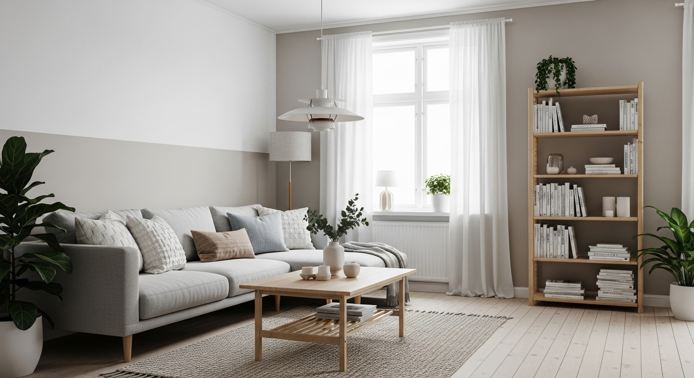 Cách phối màu sơn phòng khách đẹp chuẩn chuyên gia 2025