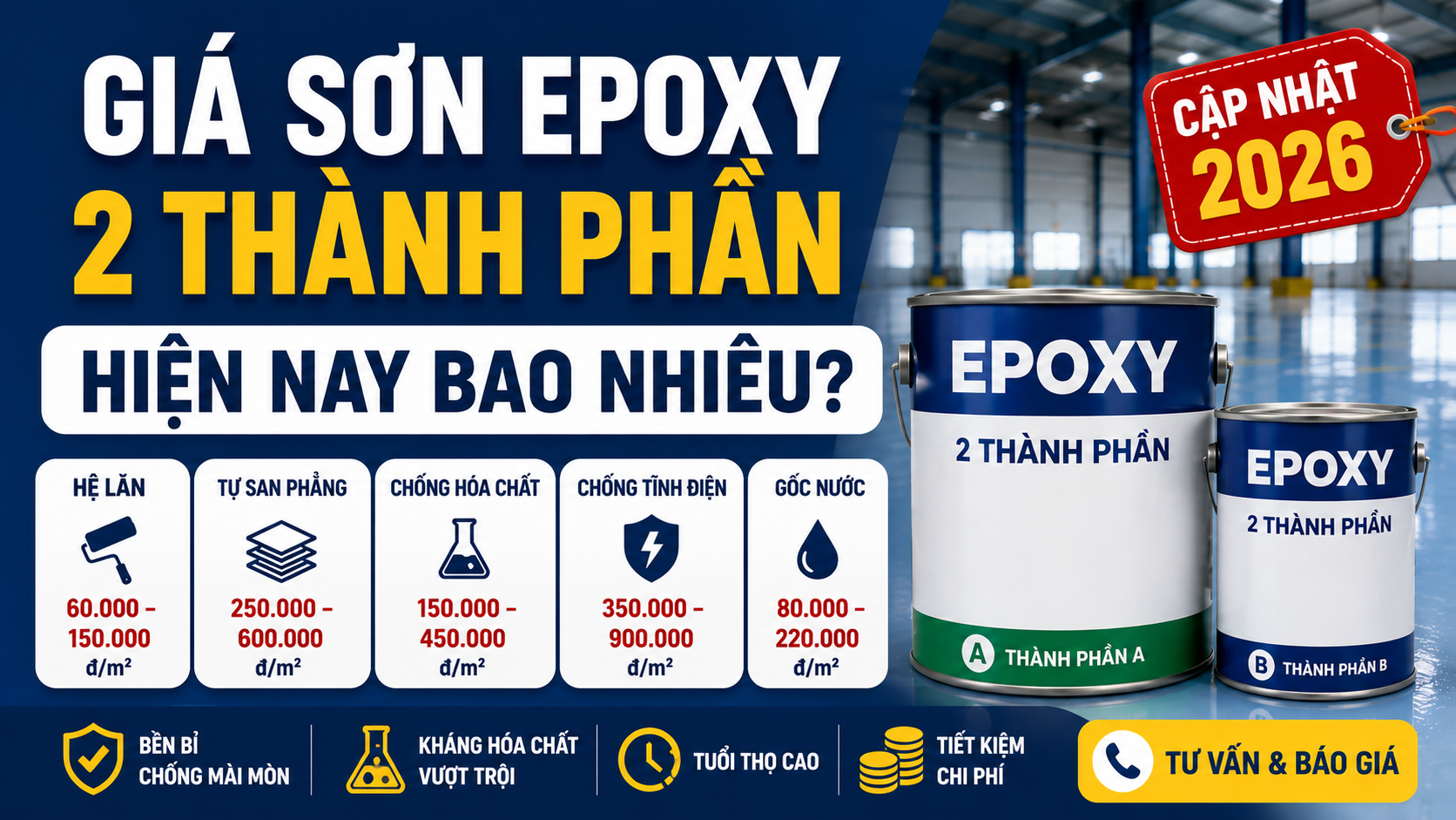 Gia Cac Loai Son Epoxy Hien Nay