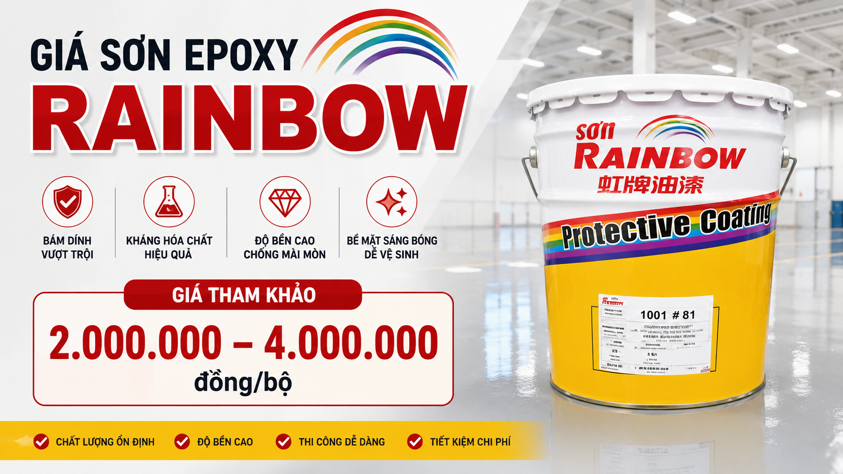 Gia Son Epoxy 2 Thanh Phan Rainbow