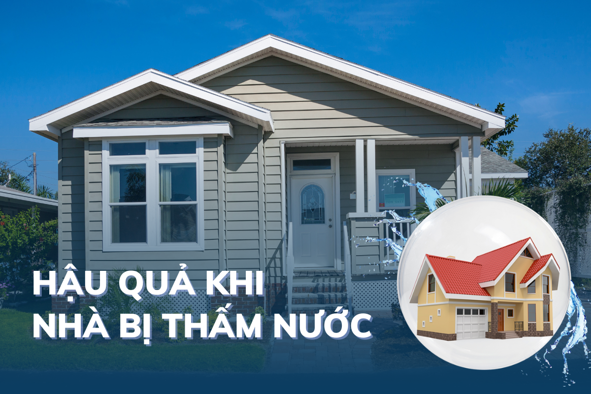 Trần nhà bị thấm mốc gây mất thẩm mỹ