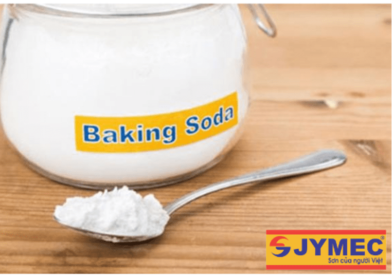 sử dụng backing soda khử mùi sơn mới hiệu quả