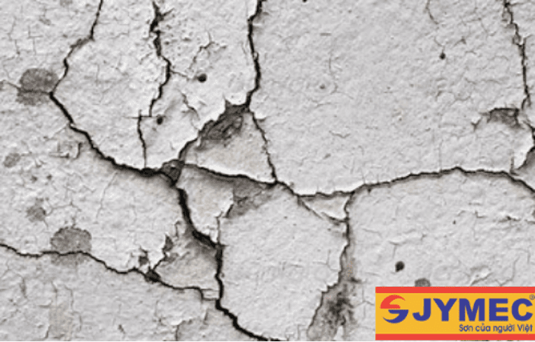 màng sơn ngoại thất bị nứt gãy