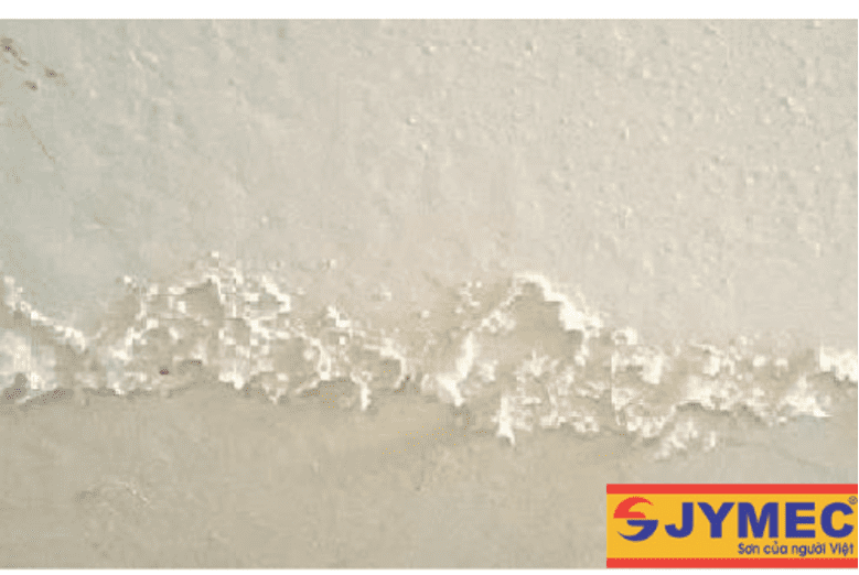 màng sơn ngoại thất bị nổi muối