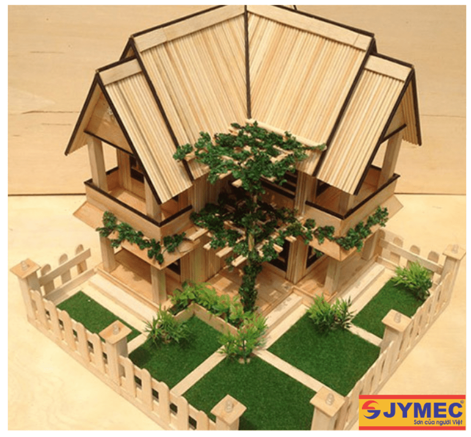 Chi tiết 71 về mô hình nhà làm bằng tăm mới nhất  Tin học Đông Hòa