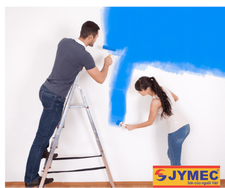 thay đổi màu sơn mới cho ngôi nhà