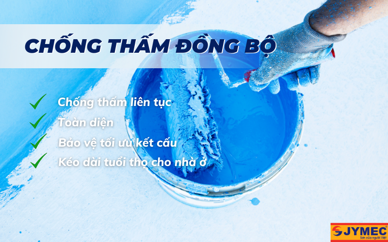 Cần thi công chống thấm đồng bộ