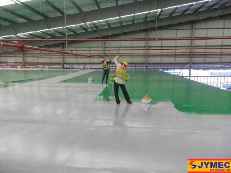 Thi công sơn lót cho nhà xưởng