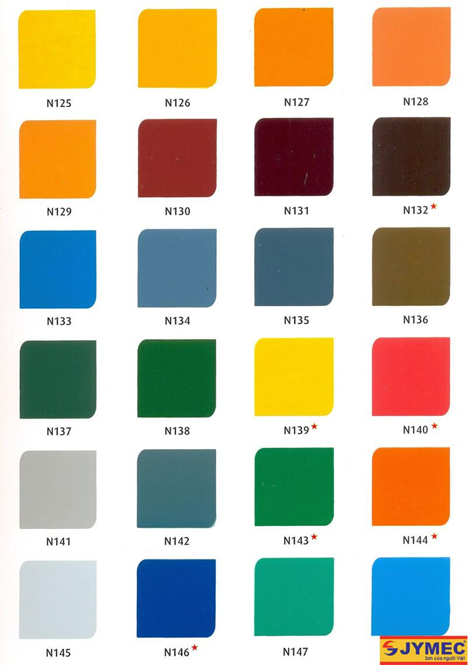 Bảng màu sơn epoxy