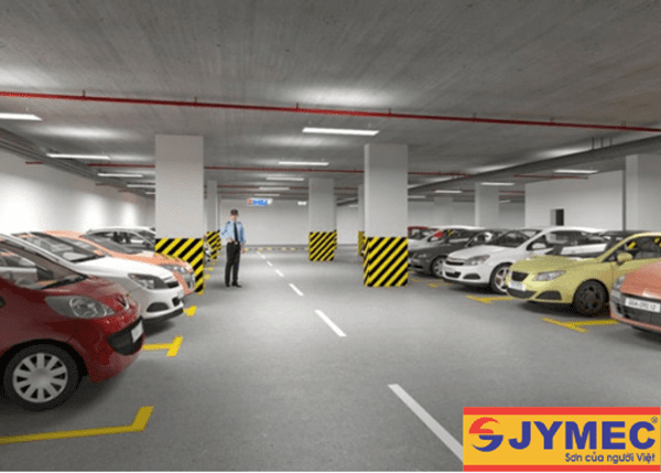 Màu sơn epoxy cho bãi đỗ xe