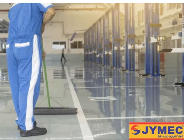 hướng dẫn vệ sinh sàn epoxy