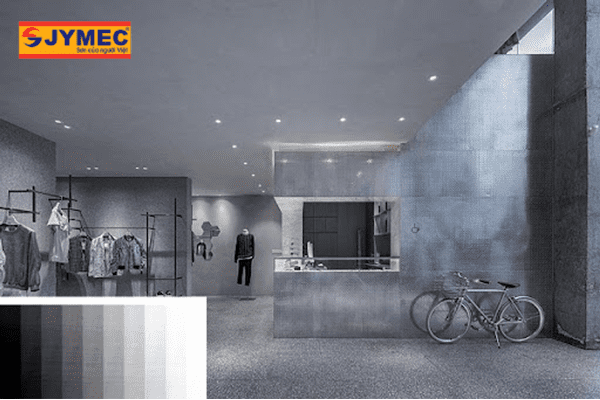 Cửa hàng sơn màu xám