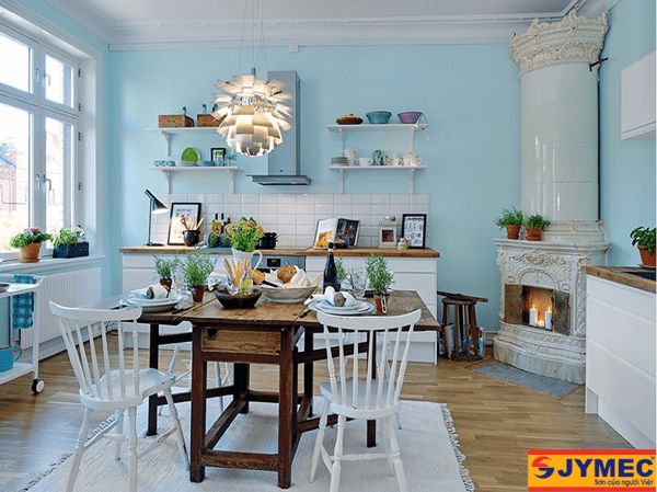 Người mệnh Thủy nên chọn màu sơn nội thất nào