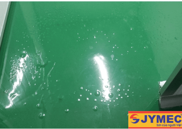 Nguyên nhân sàn sơn Epoxy bị rộp và cách khắc phục hiệu quả