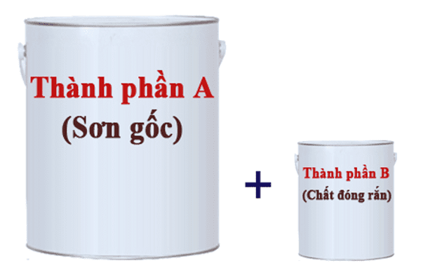 pha sơn epoxy đúng tỉ lệ hình 2