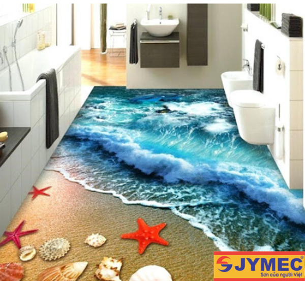 Sơn Epoxy 3d hình 2