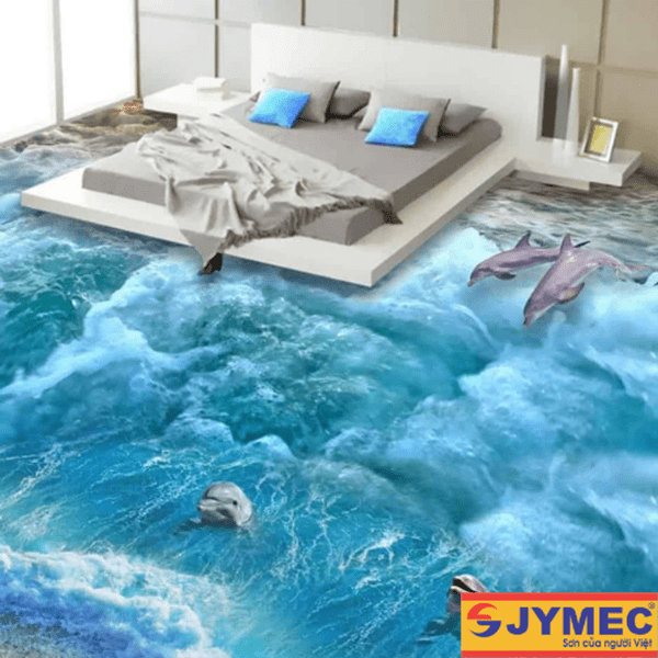 Sơn Epoxy 3d hình 3