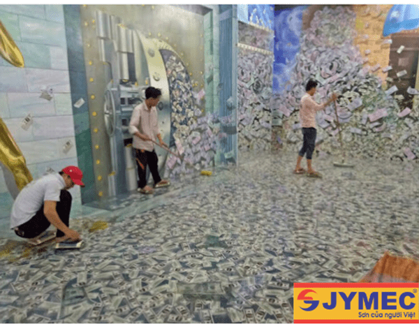 Sơn Epoxy 3d hình 4