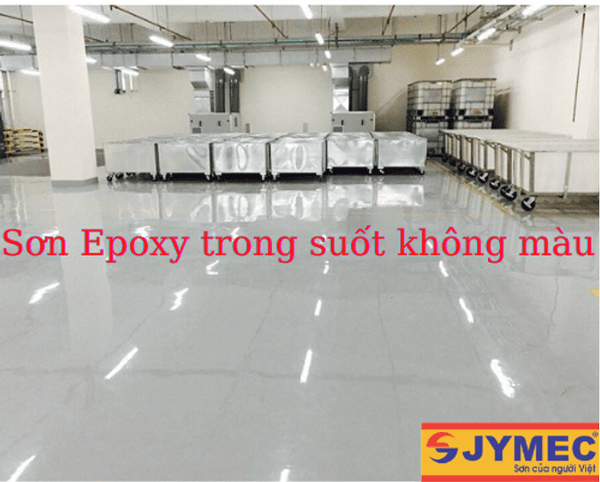 sơn epoxy trong suốt không màu