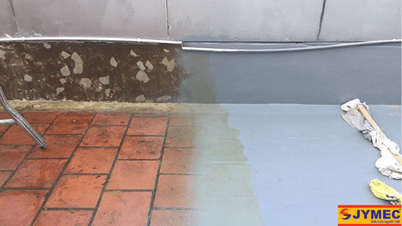 Sử dụng sơn chống thấm sân thượng
