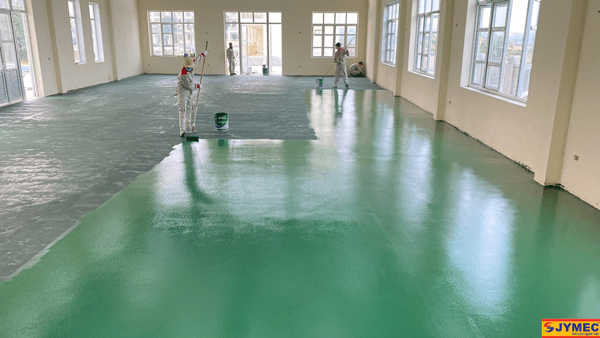 thi công sơn epoxy sàn nhà hình 2