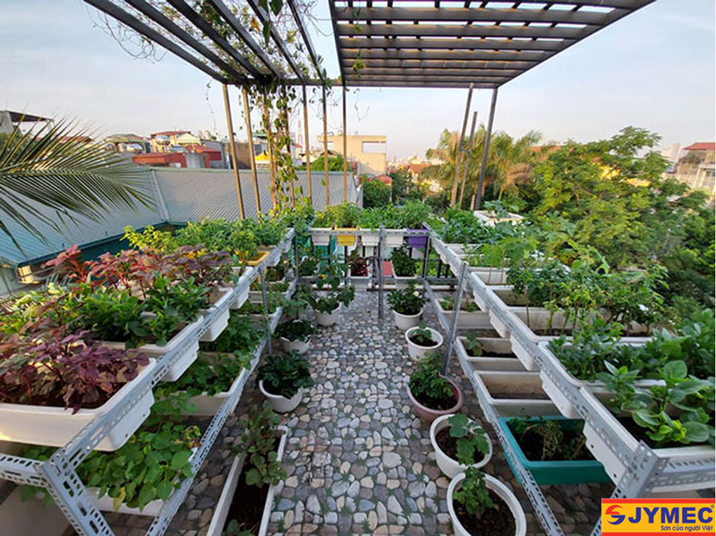 chống thấm vườn sân thượng hình 2