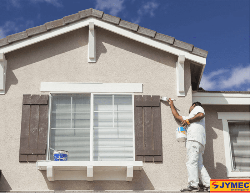 Những lưu ý về điều kiện thời tiết khi sơn ngoại thất