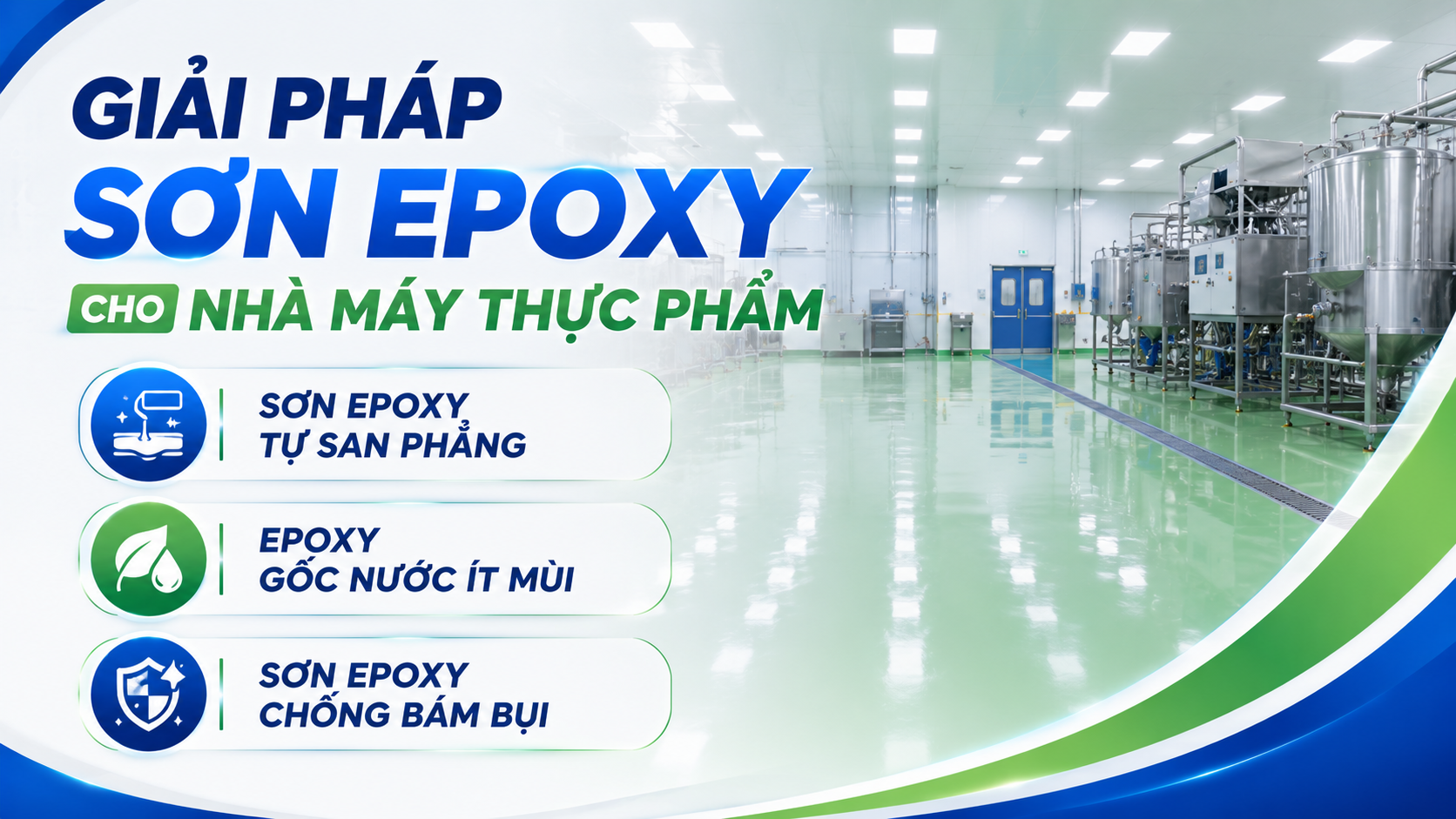 Giai Phap Son Epoxy Cho Nha May Thuc Pham