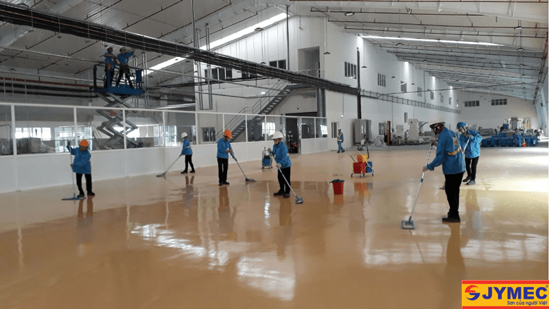 giữ gì sàn Epoxy luôn sáng bóng