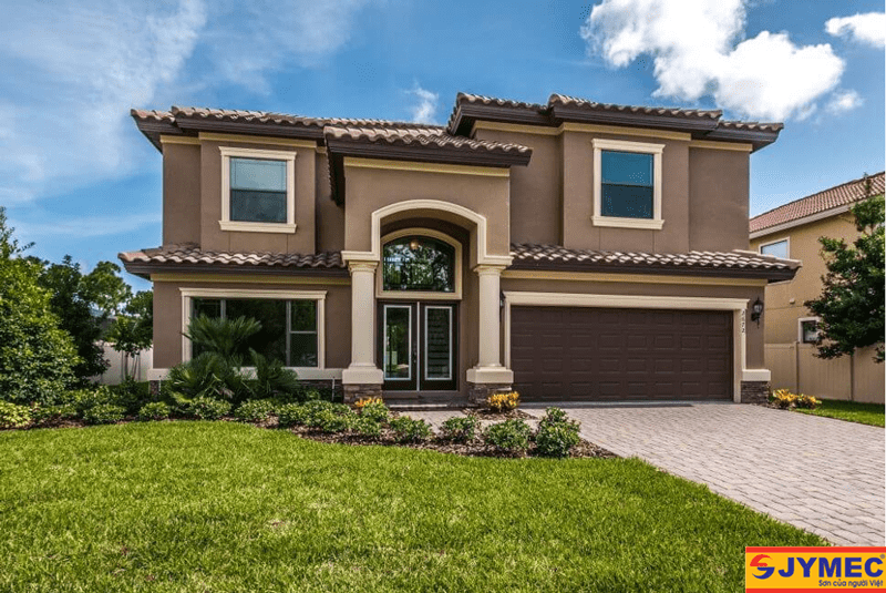 Lựa chọn ngoại thất màu nâu cho gia chủ mệnh kim