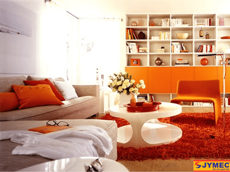 màu sơn nội thất cho người mệnh hoả hình 4