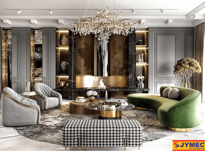 phong cách nội thất luxury 
