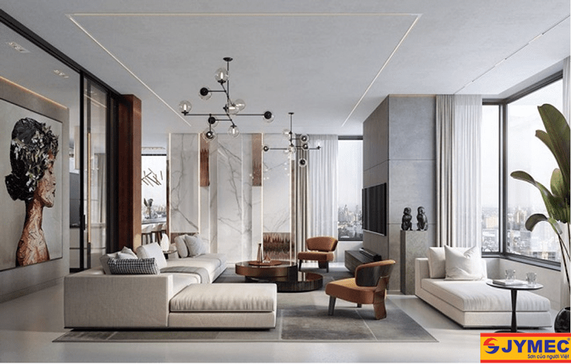 Tường nhà phong cách minimilism