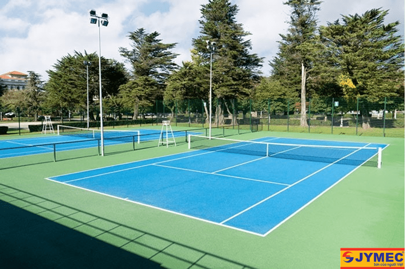 sơn epoxy cho sân tenis hình 3