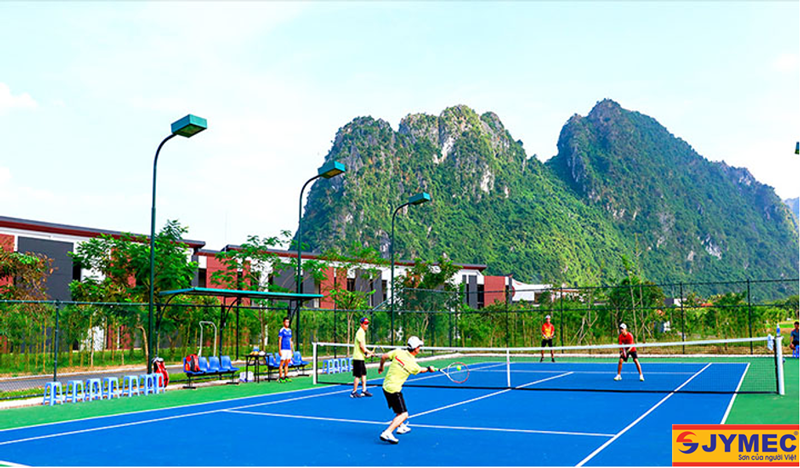 sơn epoxy cho sân tenis