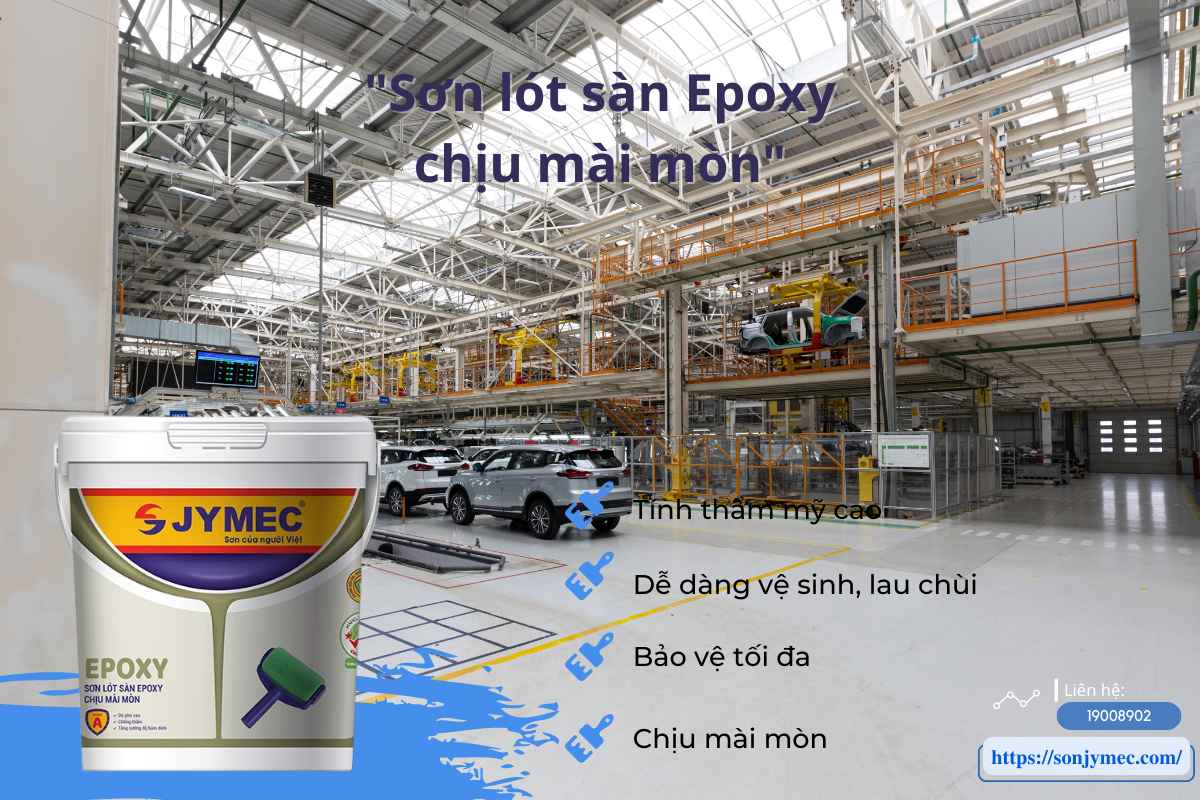 Sơn lót sàn Epoxy chịu mài mòn JYMEC