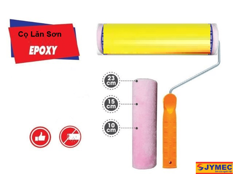 sử dụng cọ lăn sơn Epoxy hình 3