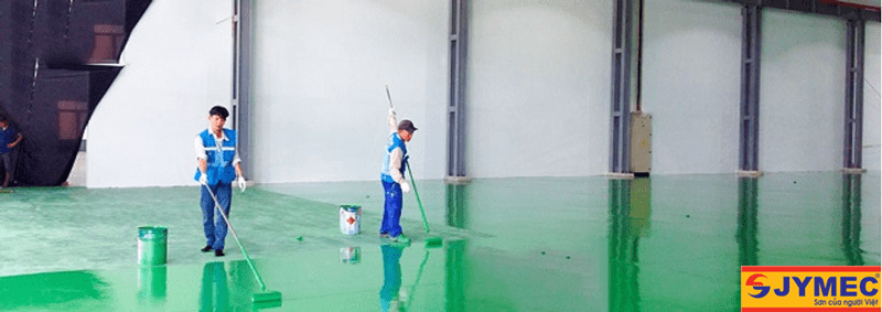 sử dụng cọ lăn sơn Epoxy hình 4