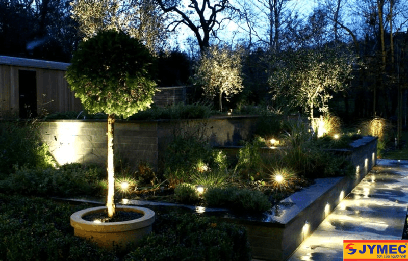 thiết kế đèn trang trí ngoại thất