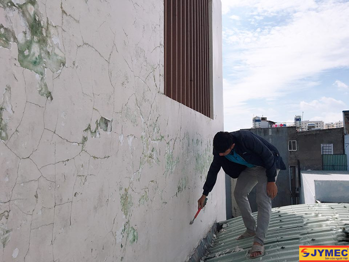 chống thấm tường chưng cư cũ hình 2