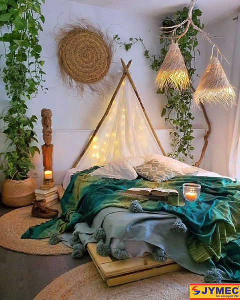 Trang trí phòng ngủ với đèn lead