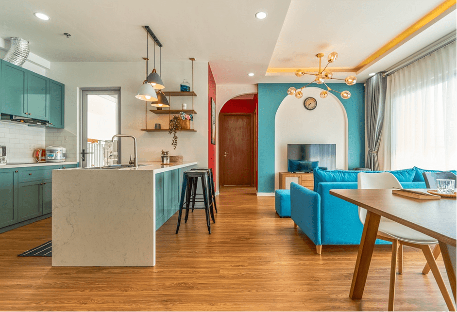 Phong cách nội thất color Block hình 6