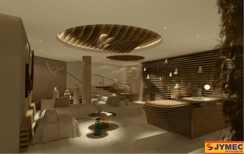 phong cách nội thất organic với tone nâu