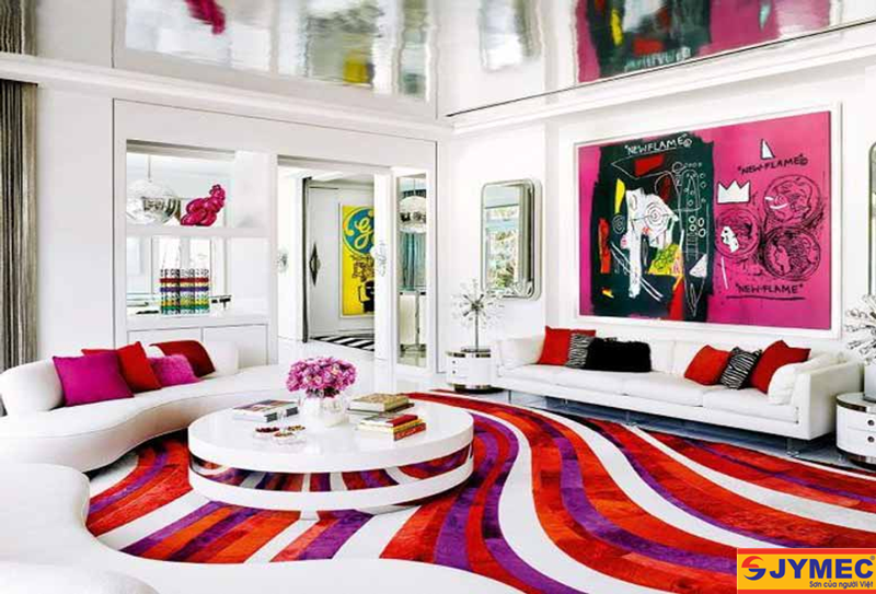 phong cách nội thất pop art hình 2