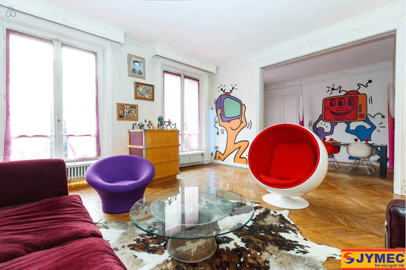 Phong cách nội thất Pop Art - lựa chọn hoàn hảo cho các gia đình