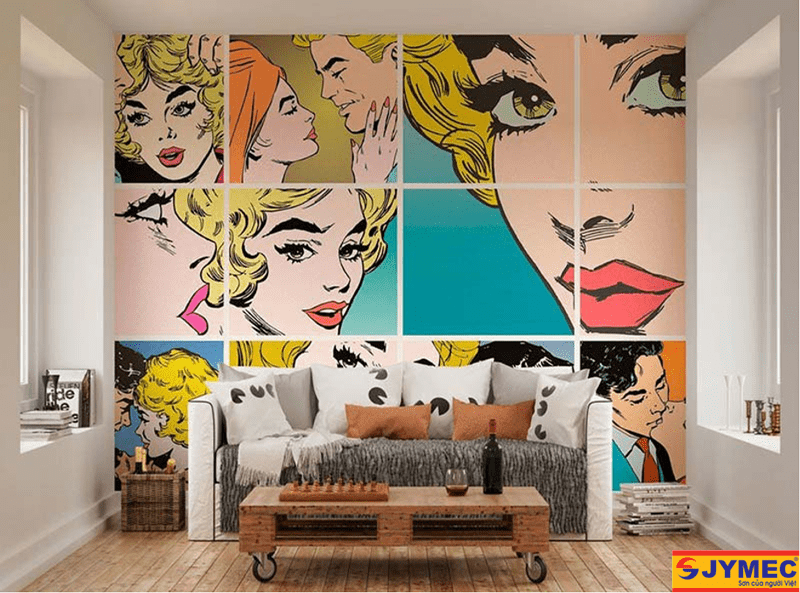 phong cách nội thất pop art hình 5