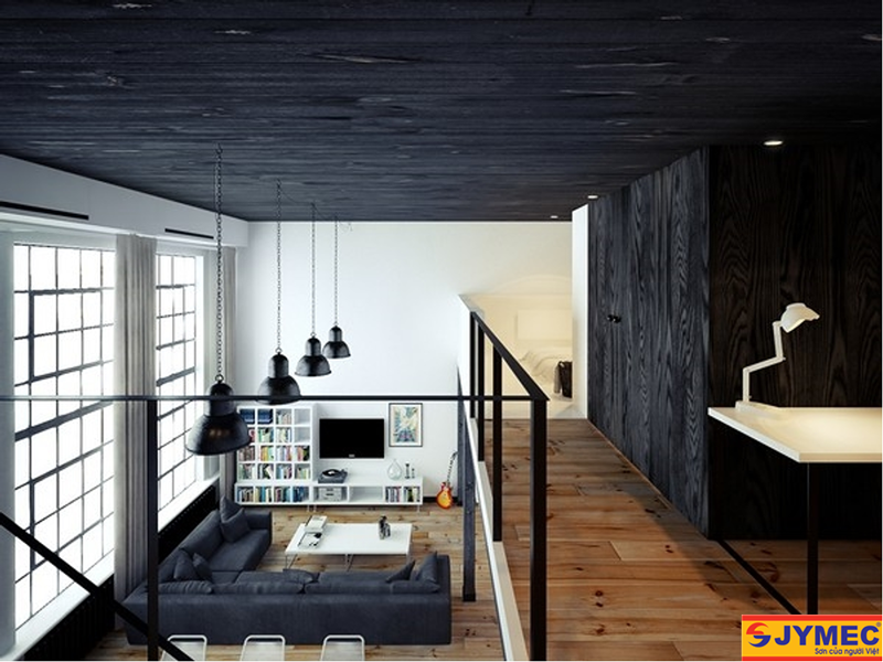 sơn nội thất màu đen