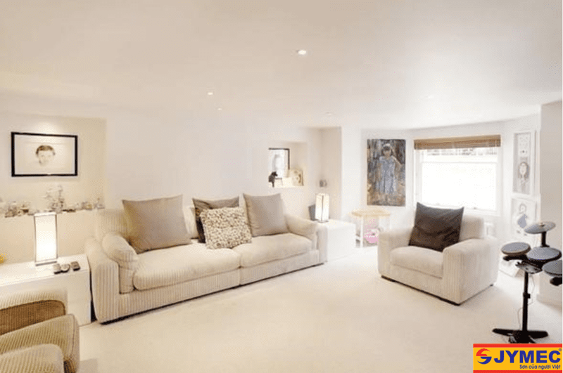 sơn nội thất màu trắng hình 5