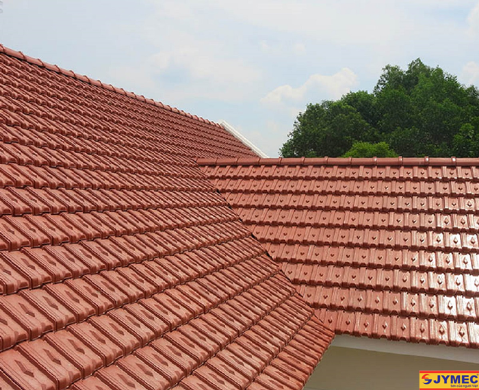 thi công mái ngói cho biệt thự hình 3