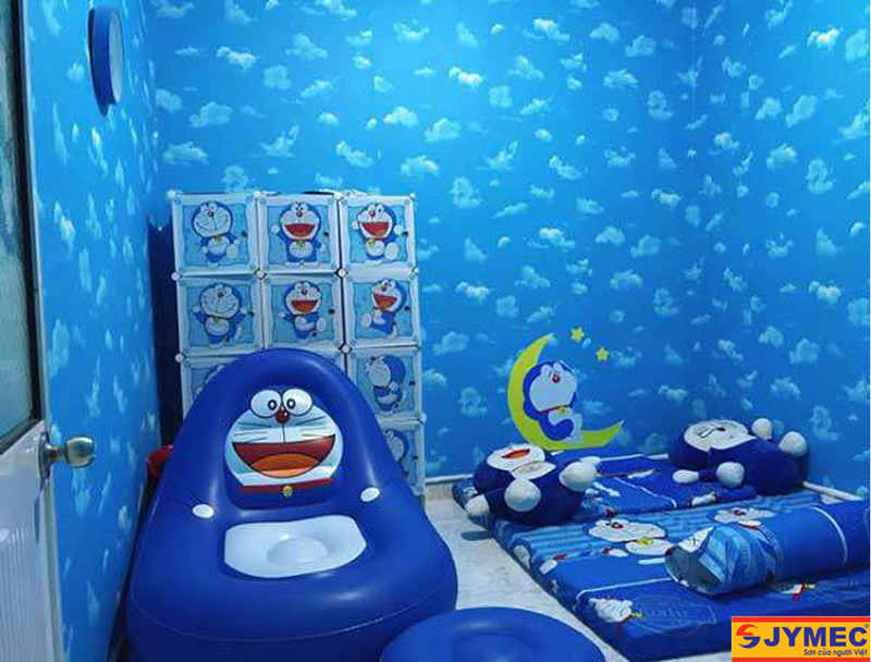 trang trí phòng ngủ doraemon hình 3